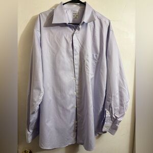 Pronto Uomo lavender cotton men's long sleeve dress shirt 17 1/5‎ 34/35
